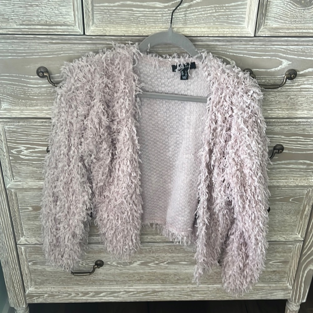 Shaggy pink jacket